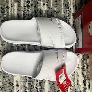 New Balance 200 White Slides